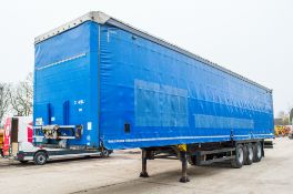 Schmitz Cargobull SCB S3T 13.6 metre tri-axle curtain side trailer Year: 2013 VIN: WSM00000003180012
