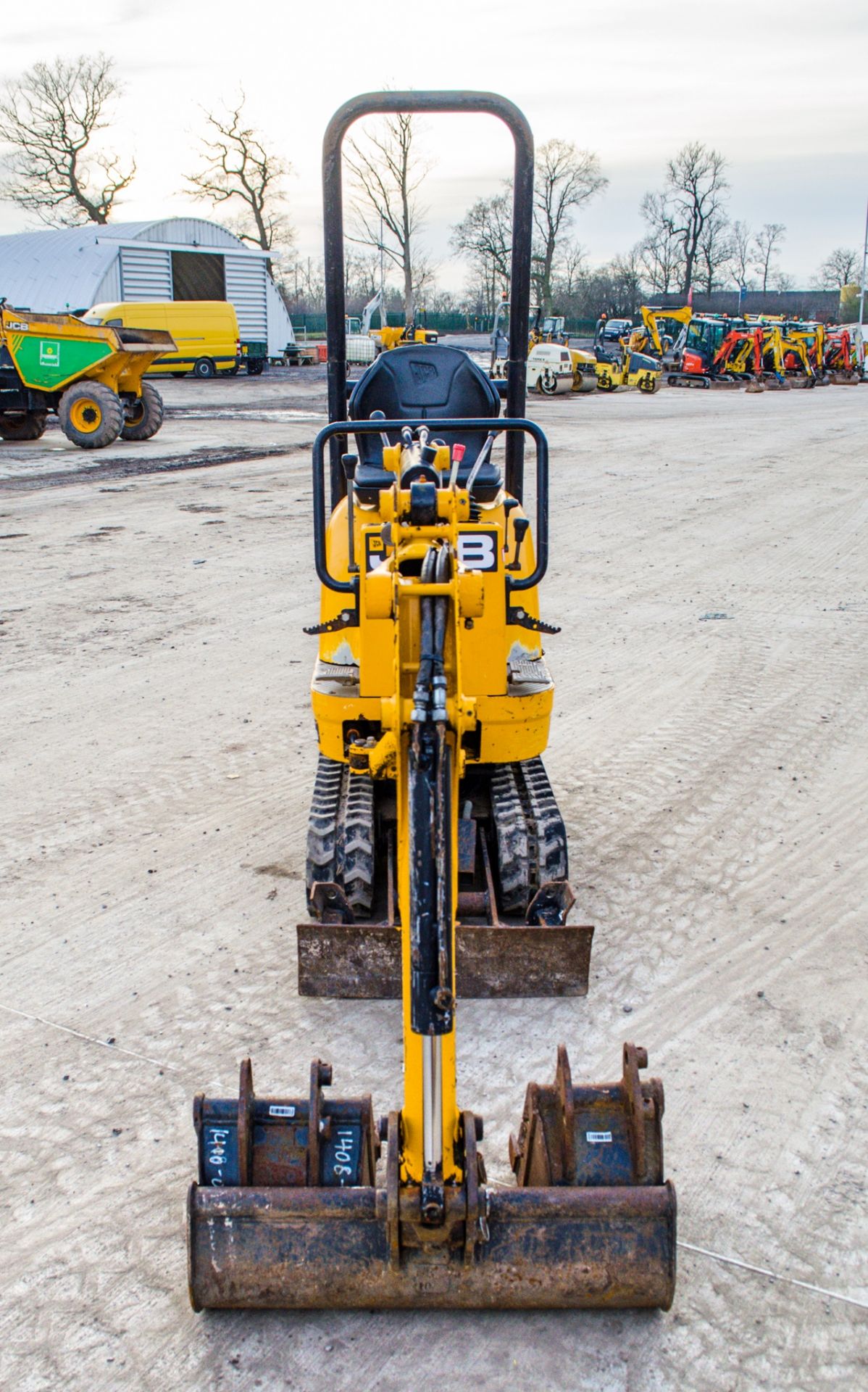 JCB 8008CTS 0.8 tonne rubber tracked mini excavator Year: 2014 S/N: 2410577 Recorded Hours: piped, - Image 5 of 22