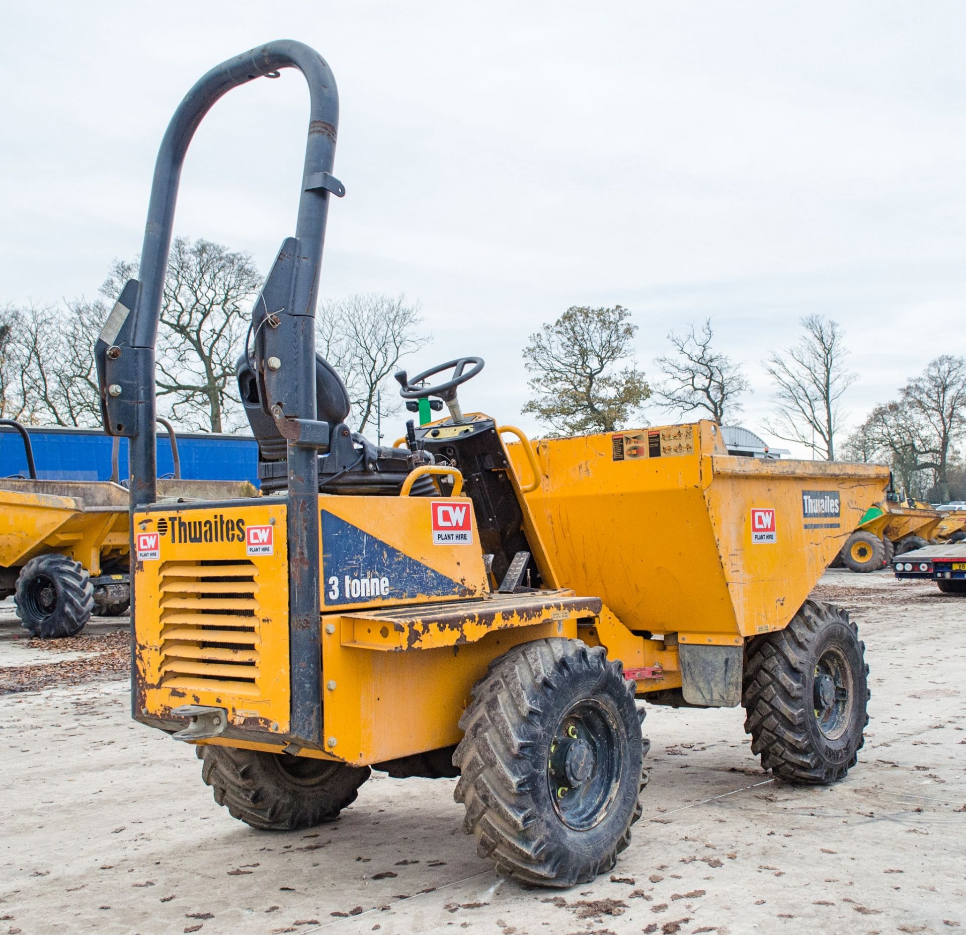 Thwaites 3 tonne straight skip dumper Year: 2016 S/N: 1610D3798 Recorded Hours: Not displayed (Clock - Image 3 of 23