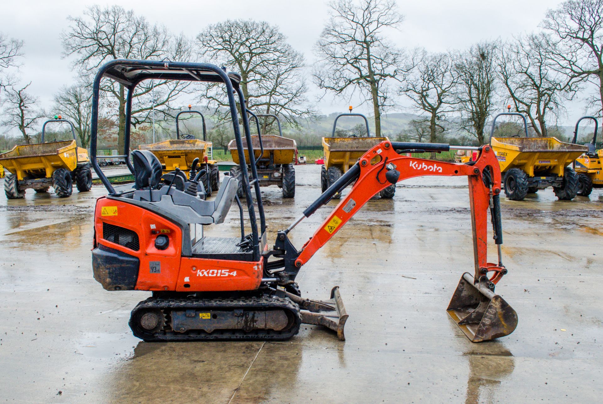 Kubota KX015-4 1.5 tonne rubber tracked mini excavator Year: 2015 S/N: 58367 Recorded Hours: 2777 - Image 7 of 22