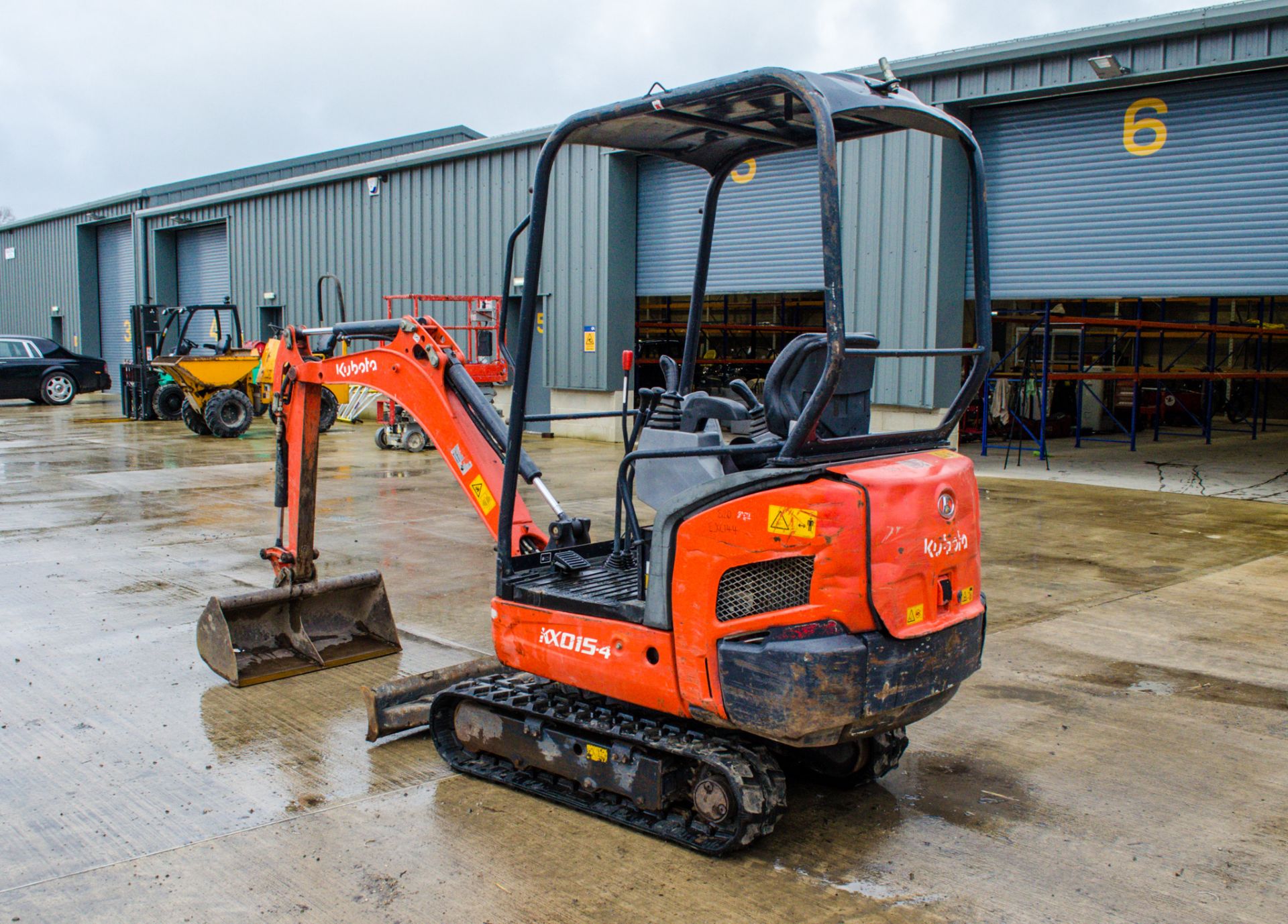 Kubota KX015-4 1.5 tonne rubber tracked mini excavator Year: 2015 S/N: 58367 Recorded Hours: 2777 - Image 4 of 22