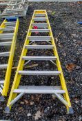 10 tread glass fibre framed aluminium step ladder EXP4687