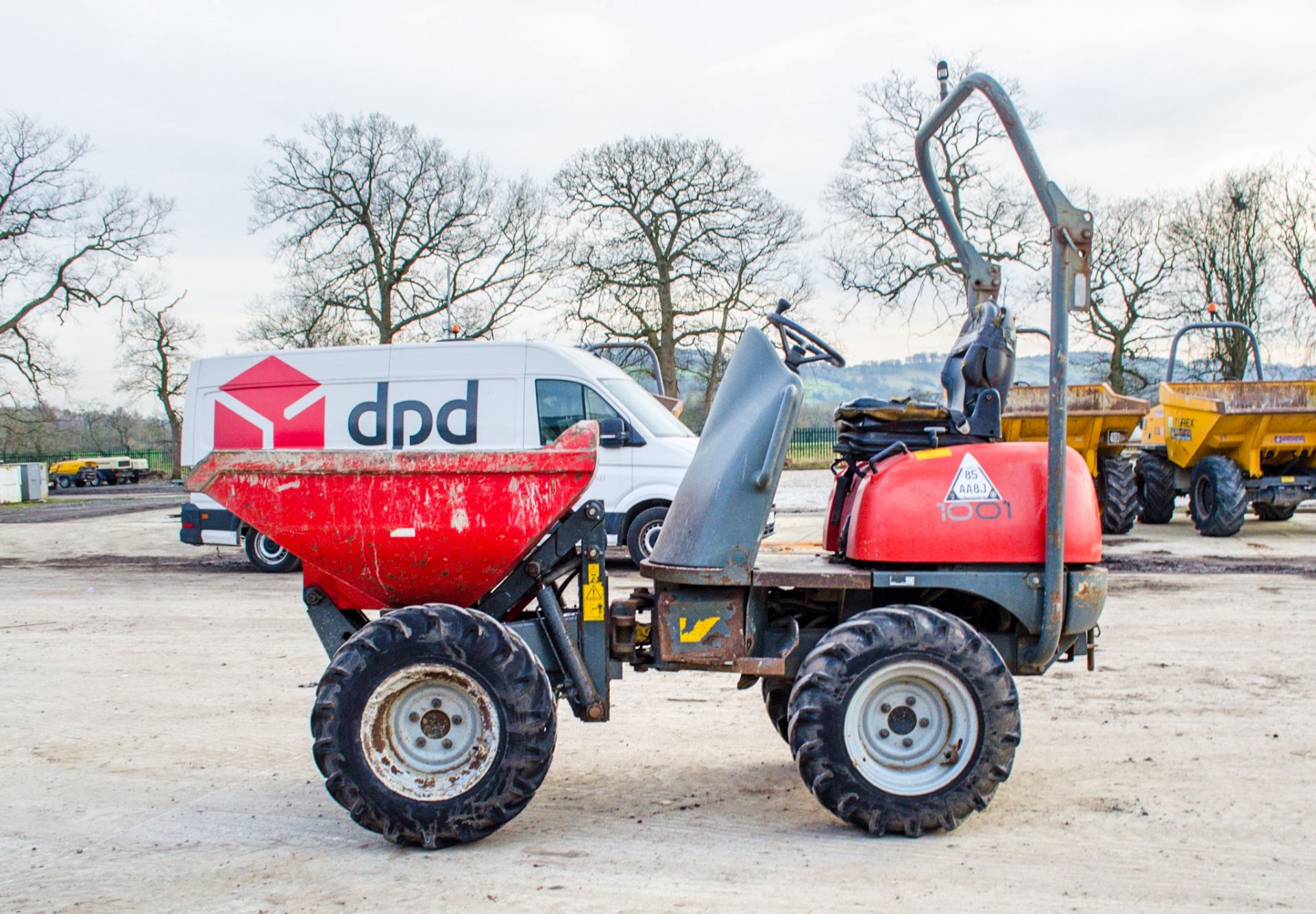 Wacker Neuson 100T 1 tonne hi-tip dumper Year: 2009 S/N: AB101017H Recorded Hours: 847 - Image 8 of 23