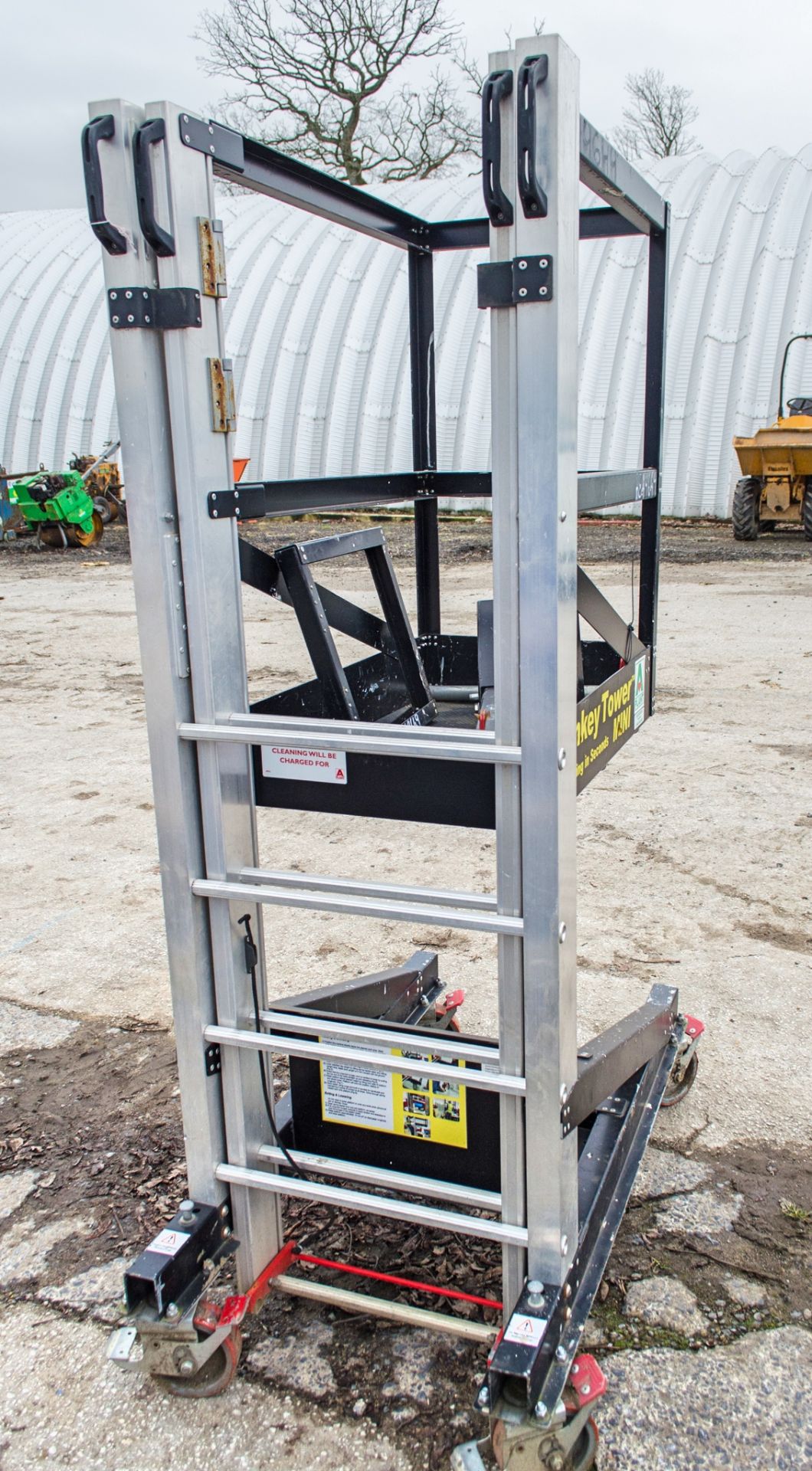 Monkey Tower Mini mobile manual access platform Year: 2017 S/N: M1201783 A849649 - Image 2 of 3