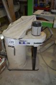 Europac 240v single bag dust collector Model: EP-765 Year: 2003 S/N: 004319 ** No VAT on hammer