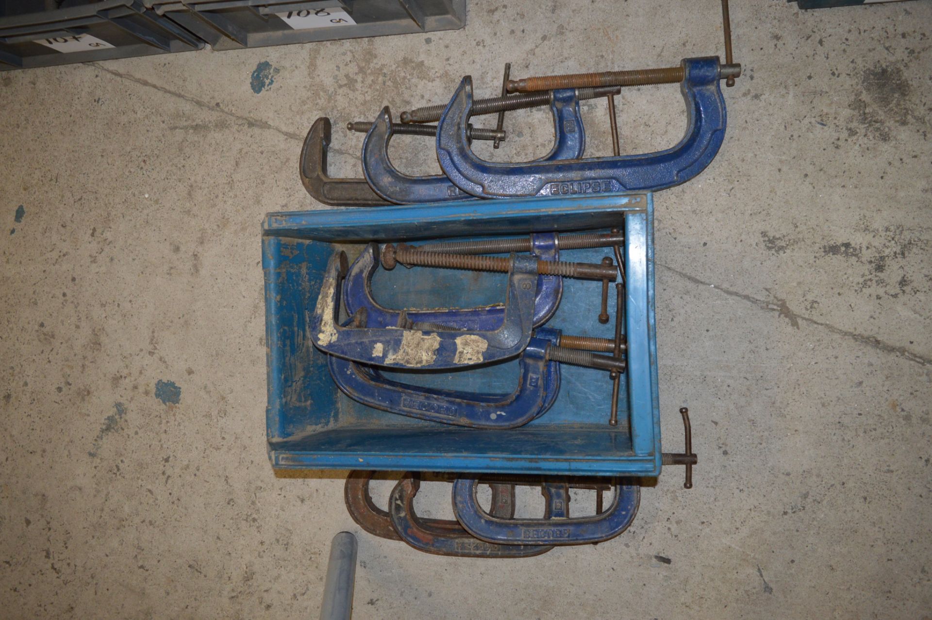 10 - various G clamps ** No VAT on hammer price but VAT will be charged on the buyer's premium ** - Image 2 of 2