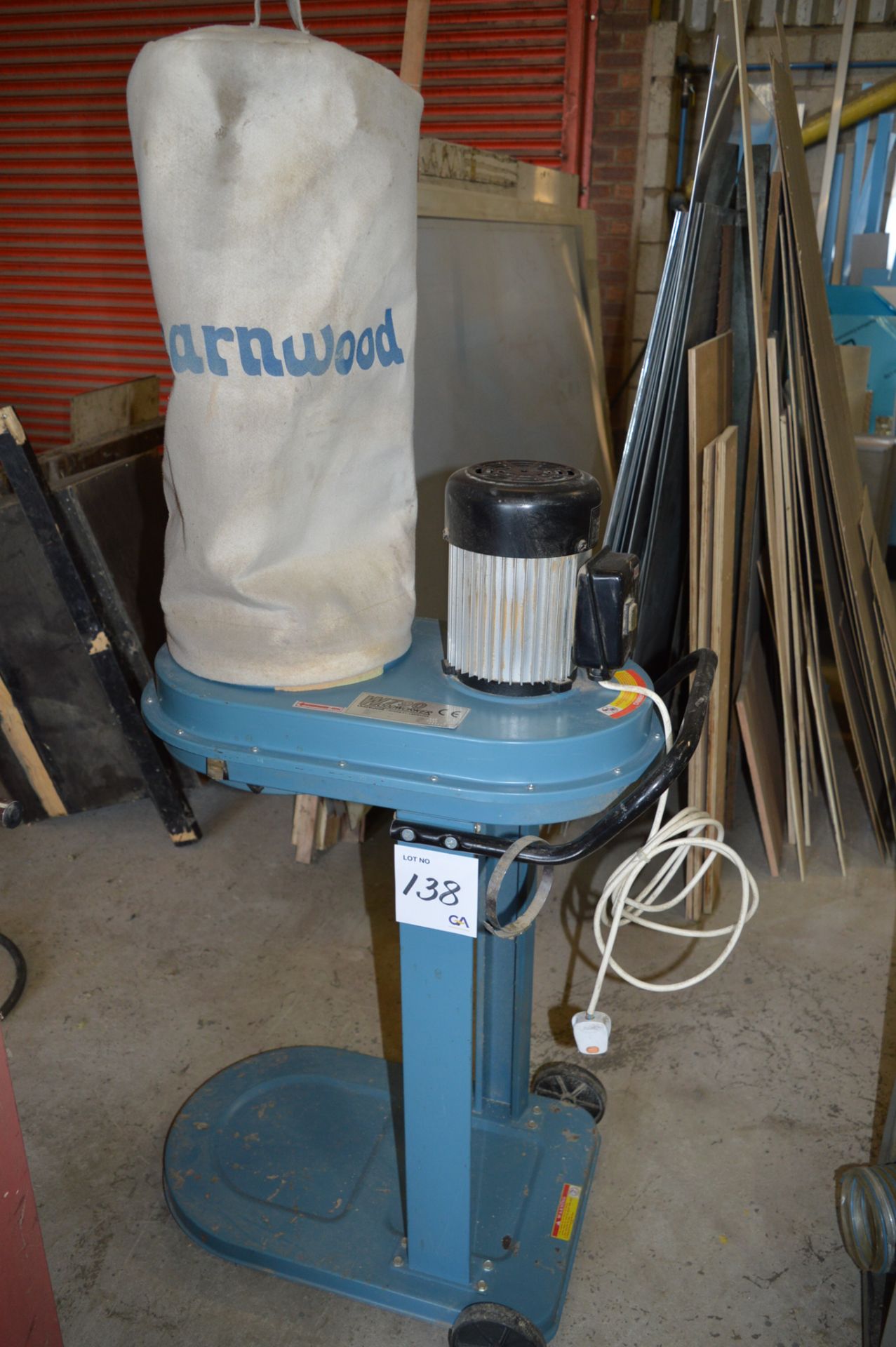 Charnwood 240v single bag dust collector Type: W790 Year: 2002 S/N: 003606 ** No VAT on hammer price