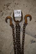 Yoke 2 leg lifting chain ** No VAT on hammer price but VAT will be charged on the buyer's