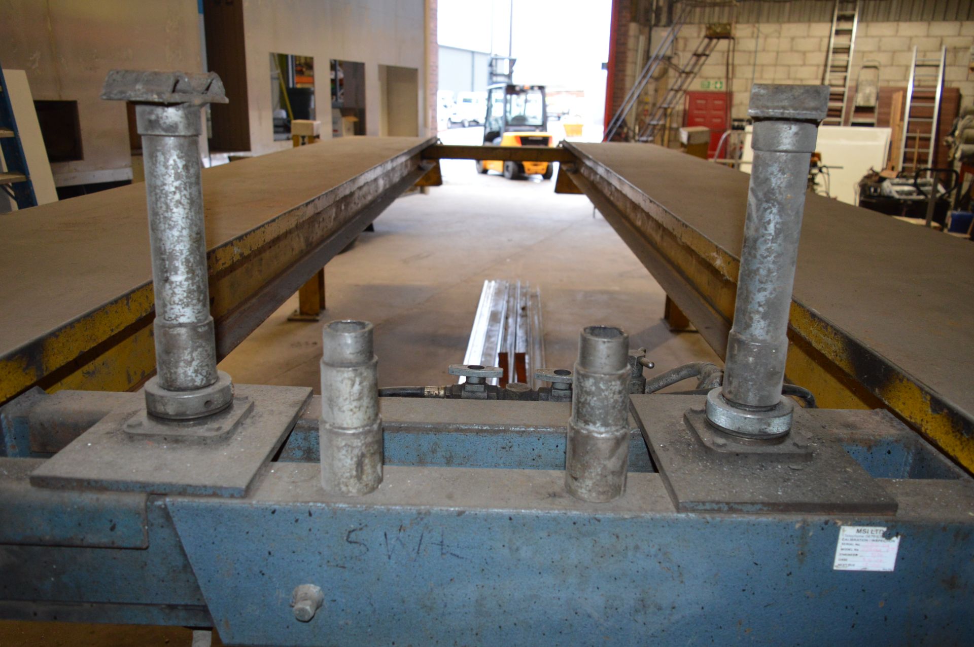 Tecalemit 6 ton hydraulic jacking beam Model: JBG05 ** No VAT on hammer price but VAT will be - Image 3 of 3
