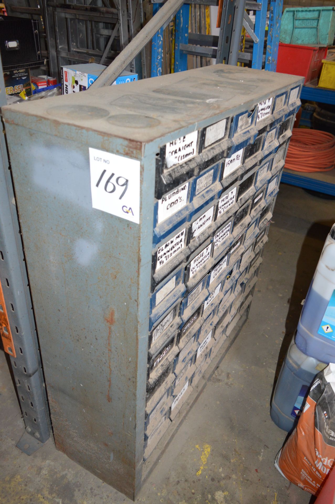 54 drawer parts cabinet ** No VAT on hammer price but VAT will be charged on the buyer's premium **