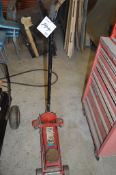 Hydraulic trolley jack 3 ton capacity ** No VAT on hammer price but VAT will be charged on the