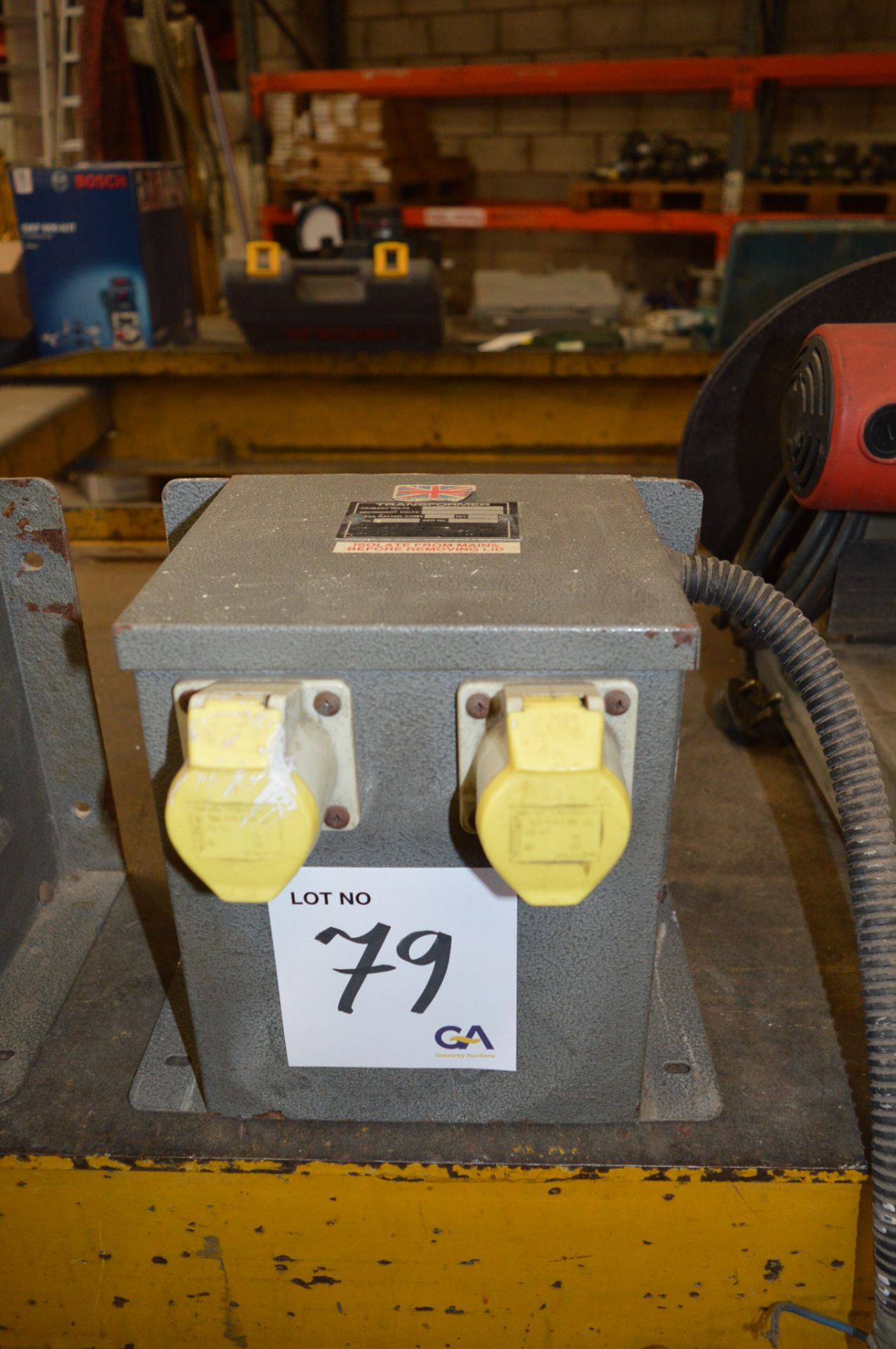 240v to 110v transformer ** No VAT on hammer price but VAT will be charged on the buyer's