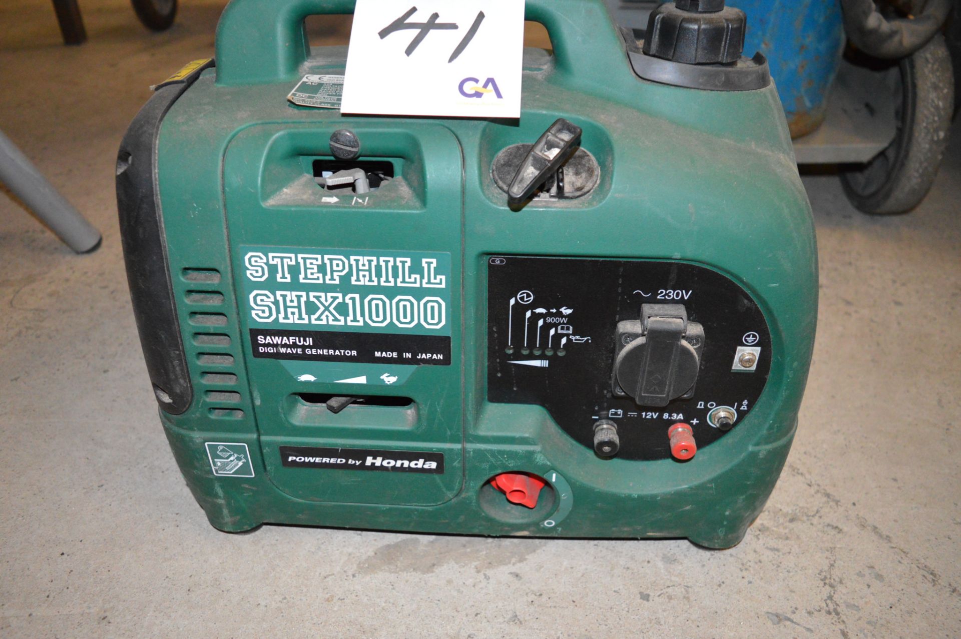 Stephill 1.0 kva 0.9 kw petrol generator Model: SHX1000 Year: 2009 ** No VAT on hammer price but VAT - Image 2 of 2