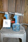 2 - pneumatic rivet guns ** No VAT on hammer price but VAT will be charged on the buyer's