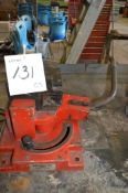 Manual right angle iron bender ** No VAT on hammer price but VAT will be charged on the buyer's