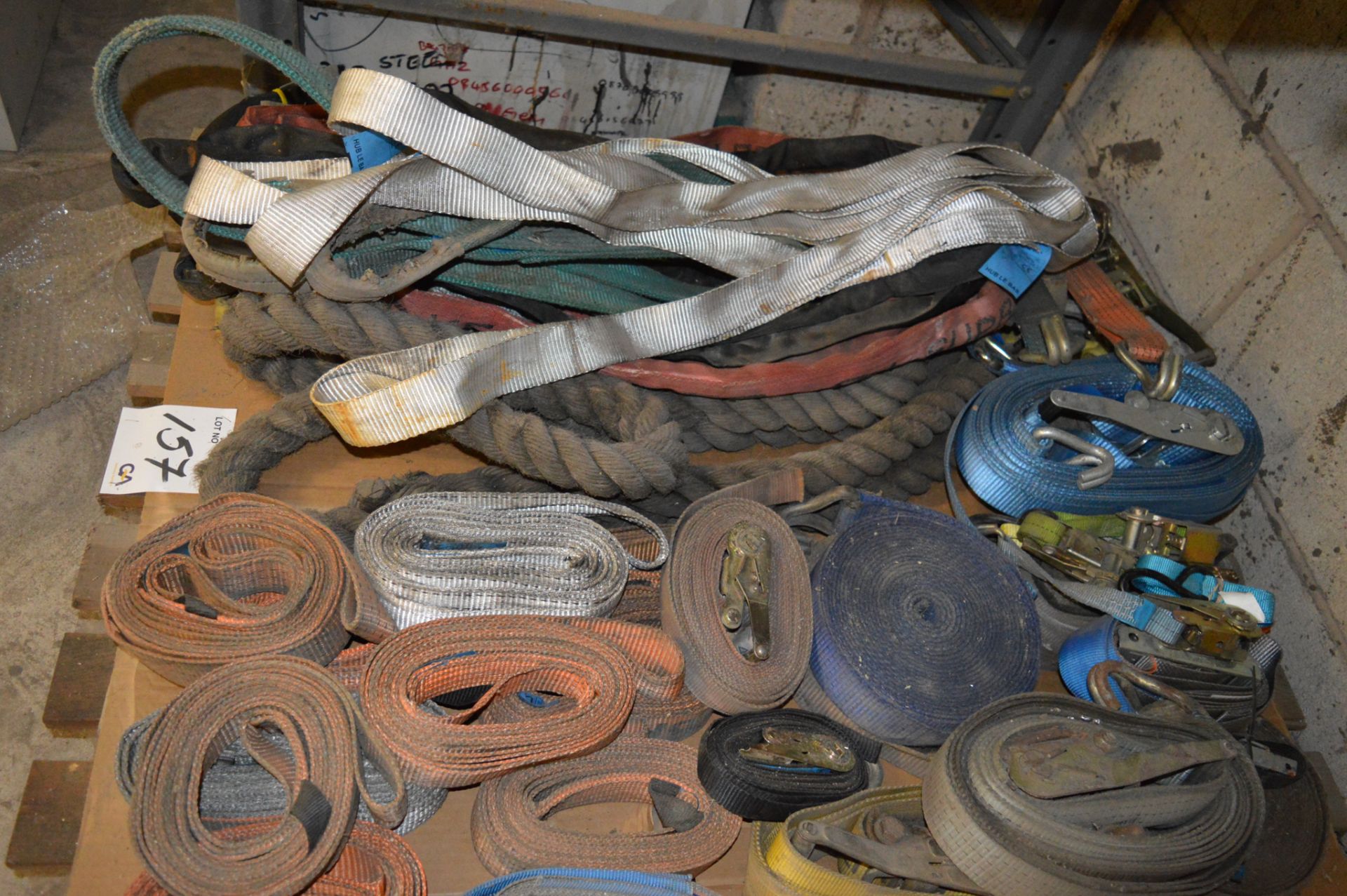 Quantity of lifting slings and tie down straps ** No VAT on hammer price but VAT will be charged - Image 4 of 4