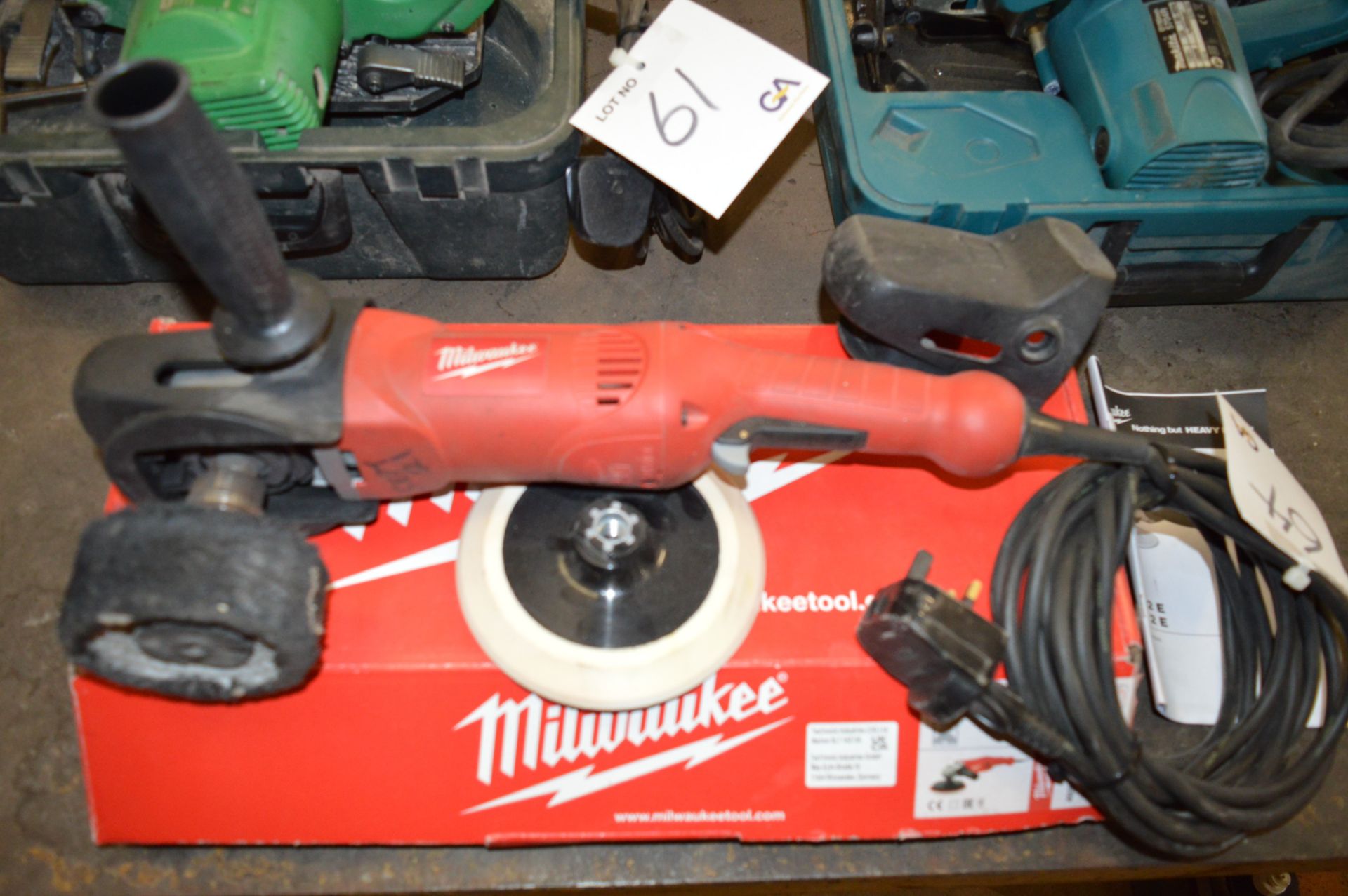 Milwaukee 240v 150mm polisher/sander Model AP12E ** No VAT on hammer price but VAT will be charged - Image 2 of 2