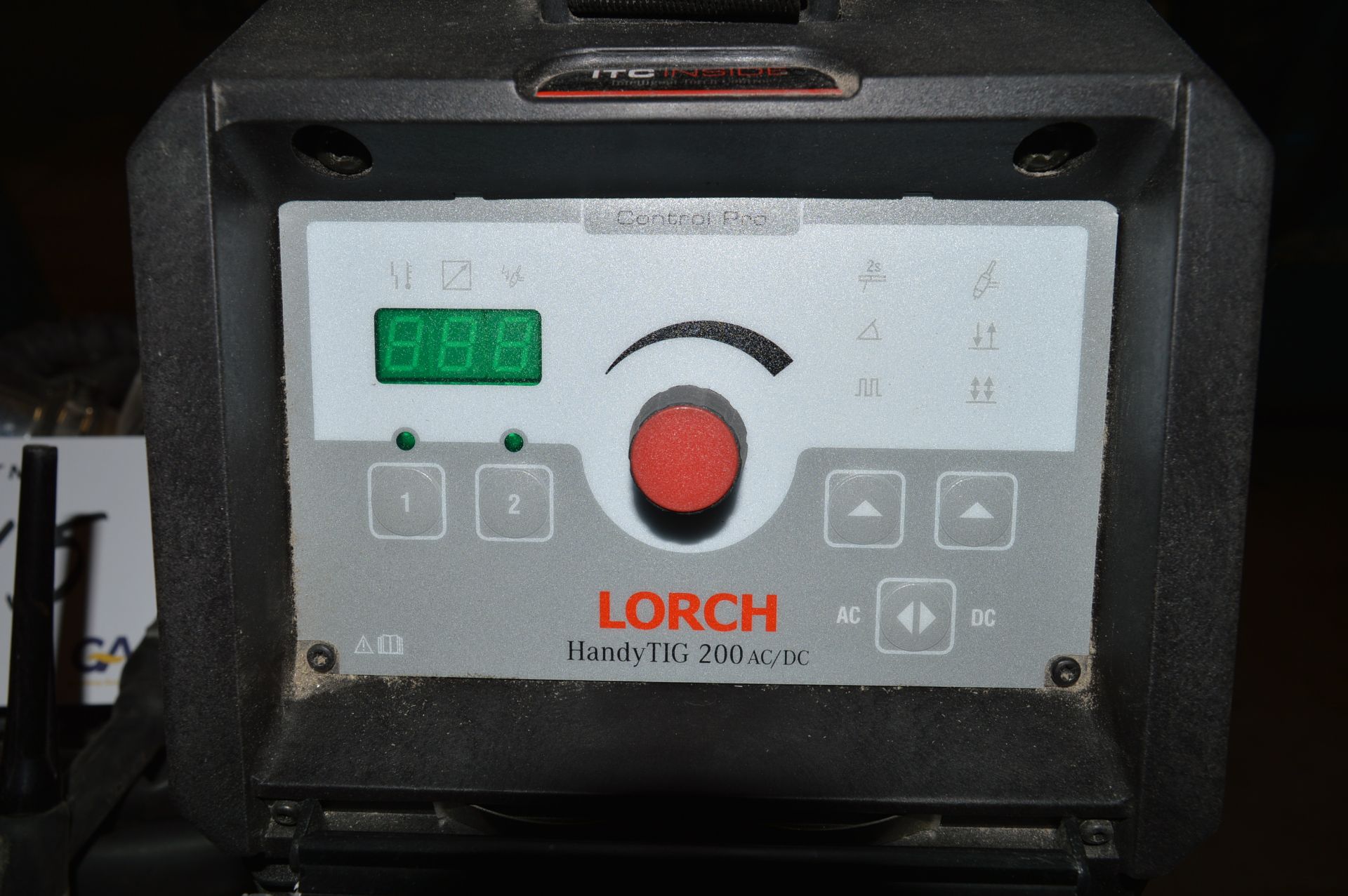 Lorch 240v AC/DC 200 amp TIG welder c/w Lorch intelligent welding torch, earth lead and regulator - Image 3 of 4