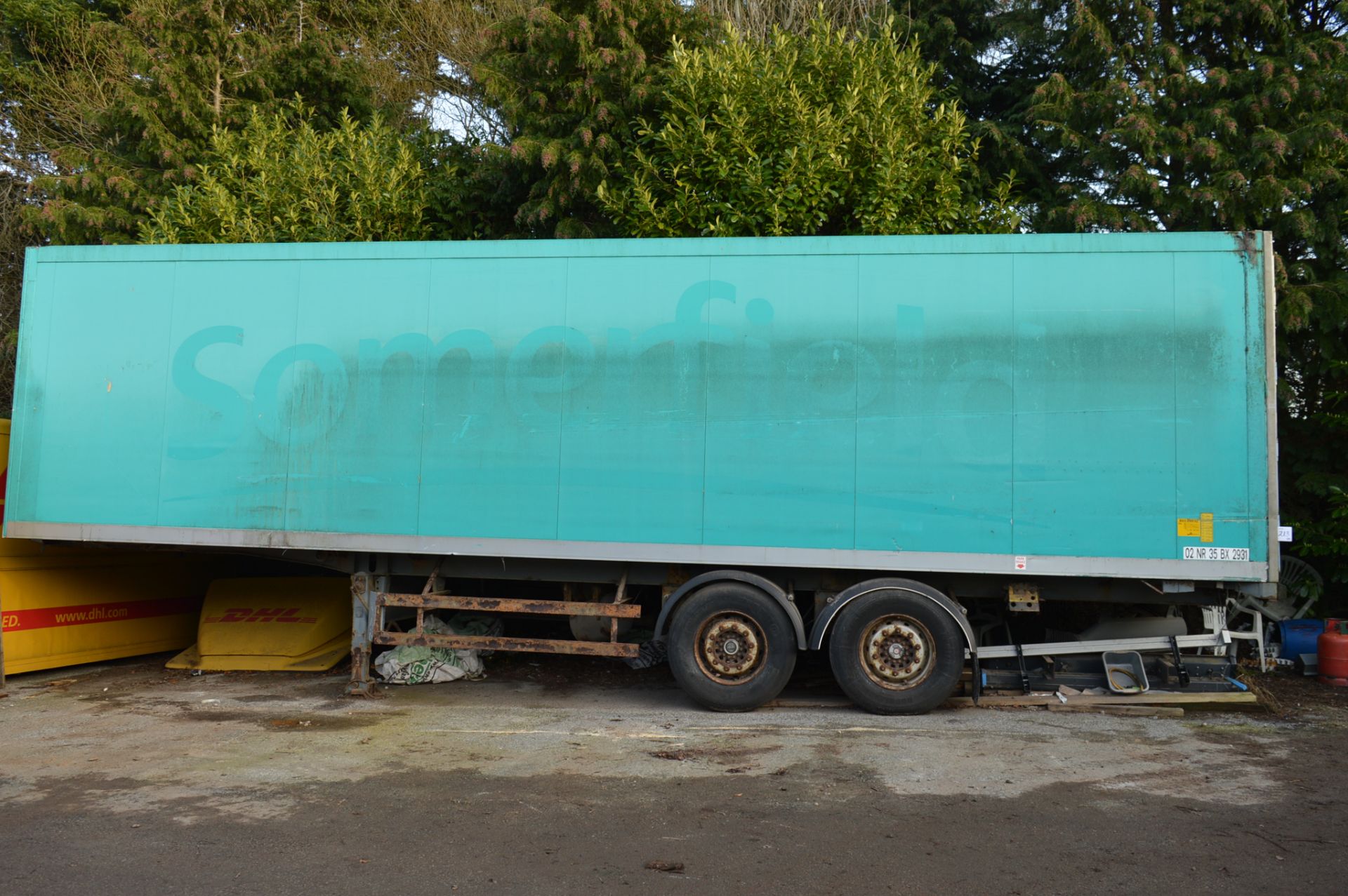 2 axle insulated road trailer Length: 35 ft Max. gross weight: 30 ton Fitted rear barn doors ** No - Image 2 of 3