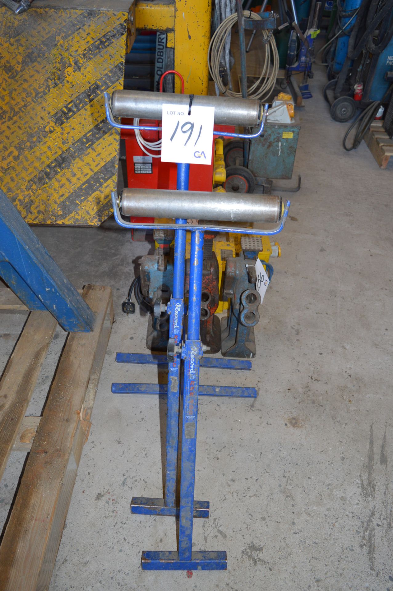 2 - Record adjustable roller feed stands ** No VAT on hammer price but VAT will be charged on the