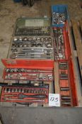 Quantity of socket sets ** No VAT on hammer price but VAT will be charged on the buyer's premium **