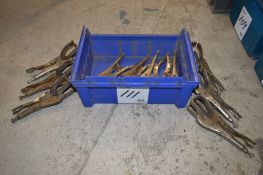 10 - Vise-Grip locking clamps ** No VAT on hammer price but VAT will be charged on the buyer's