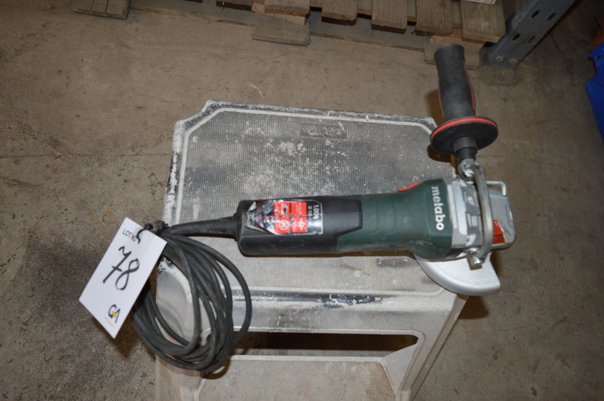 Metabo 110v 125 mm disc grinder Model: WEV 10-125 Quick ** No VAT on hammer price but VAT will be