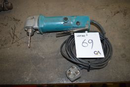 Makita 240v 10mm angle drill Model: DA3000R ** No VAT on hammer price but VAT will be charged on the