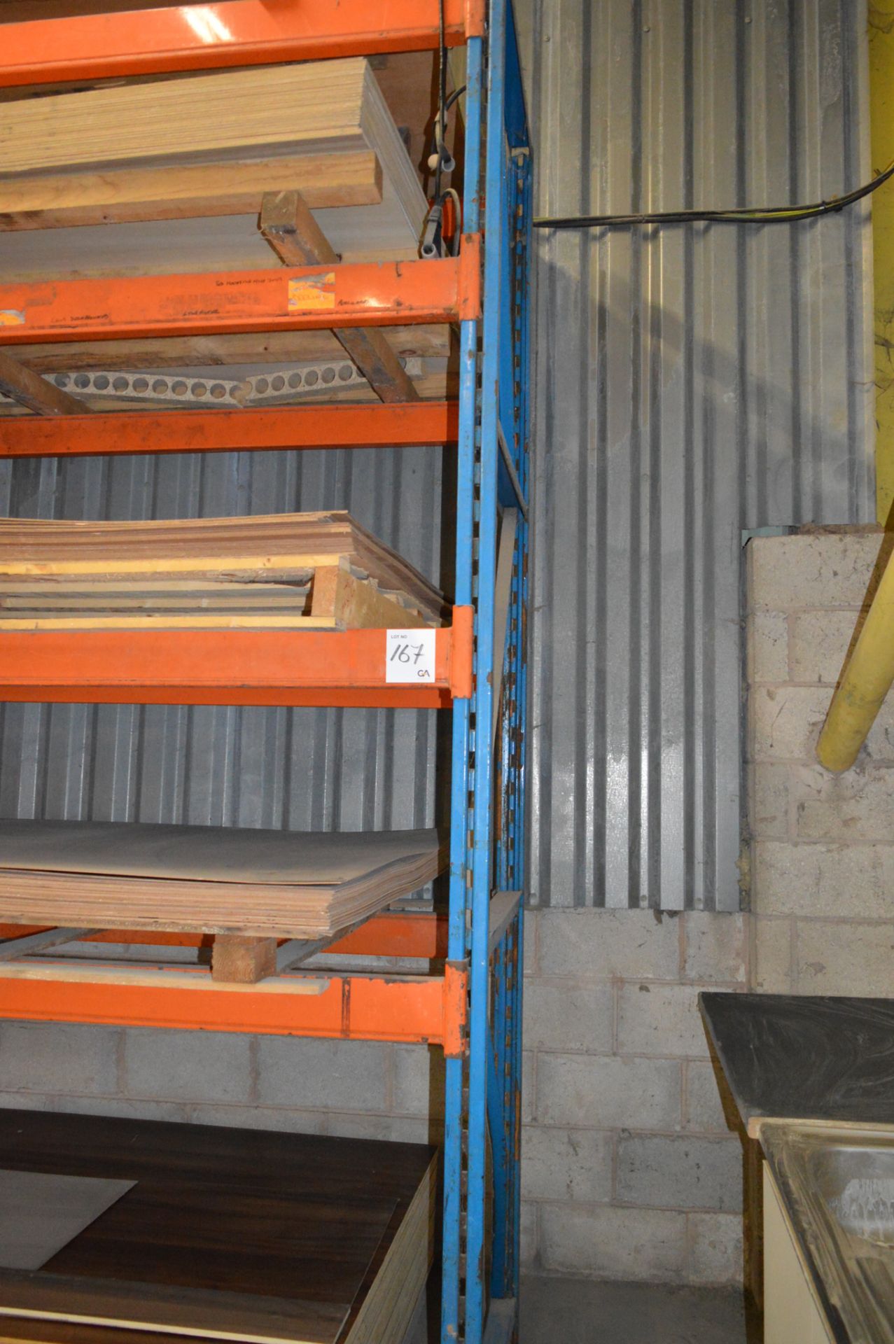 4 - bays of boltless steel pallet racking Comprising 7 uprights and 29 crossbeams ** No VAT on - Image 3 of 3