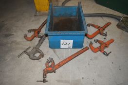 5 - Carver clamps ** No VAT on hammer price but VAT will be charged on the buyer's premium **