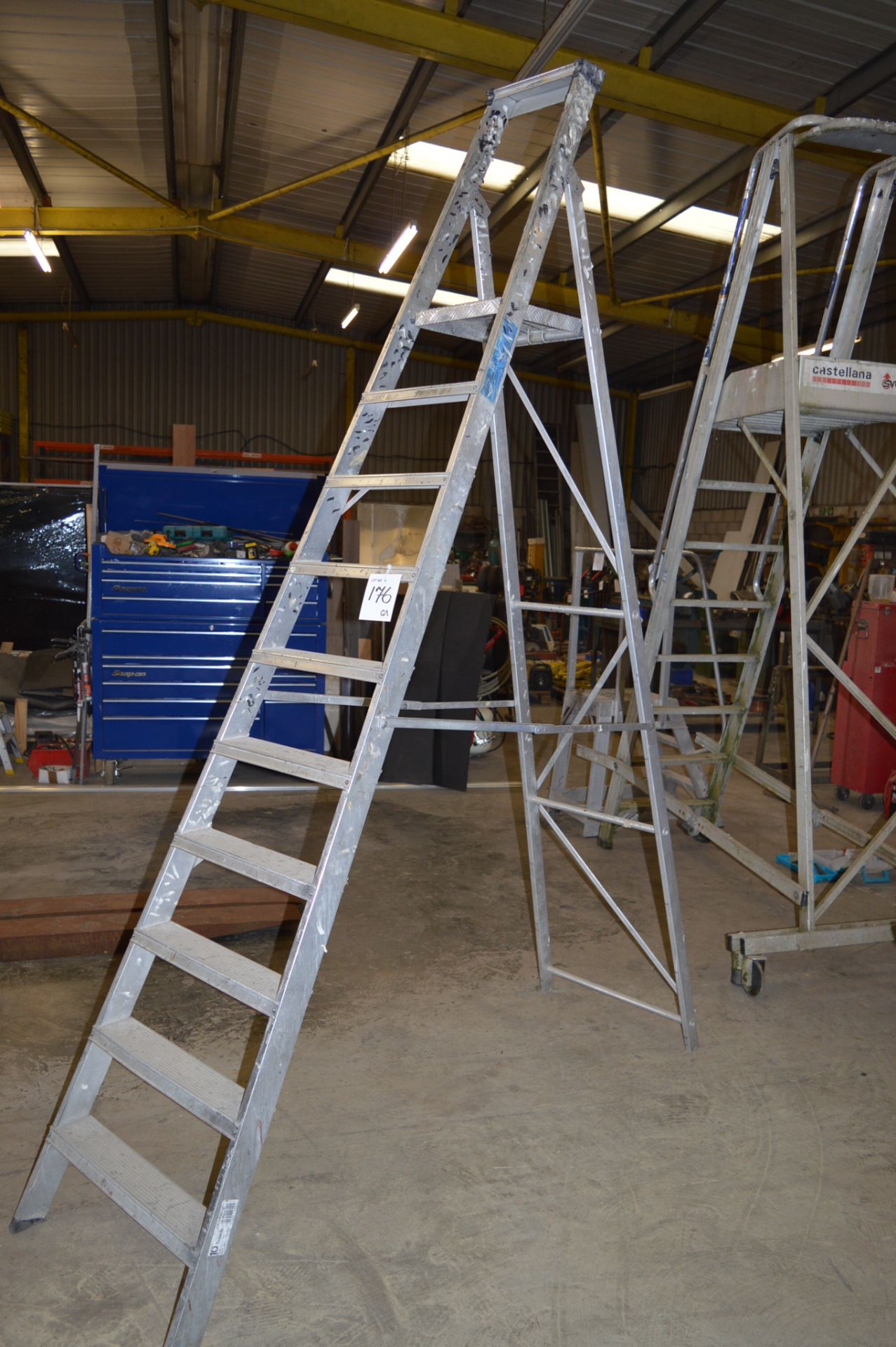 10 rise alloy step ladder ** No VAT on hammer price but VAT will be charged on the buyer's - Image 2 of 2