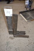 Moore & Wright 2 ft engineer's square ** No VAT on hammer price but VAT will be charged on the