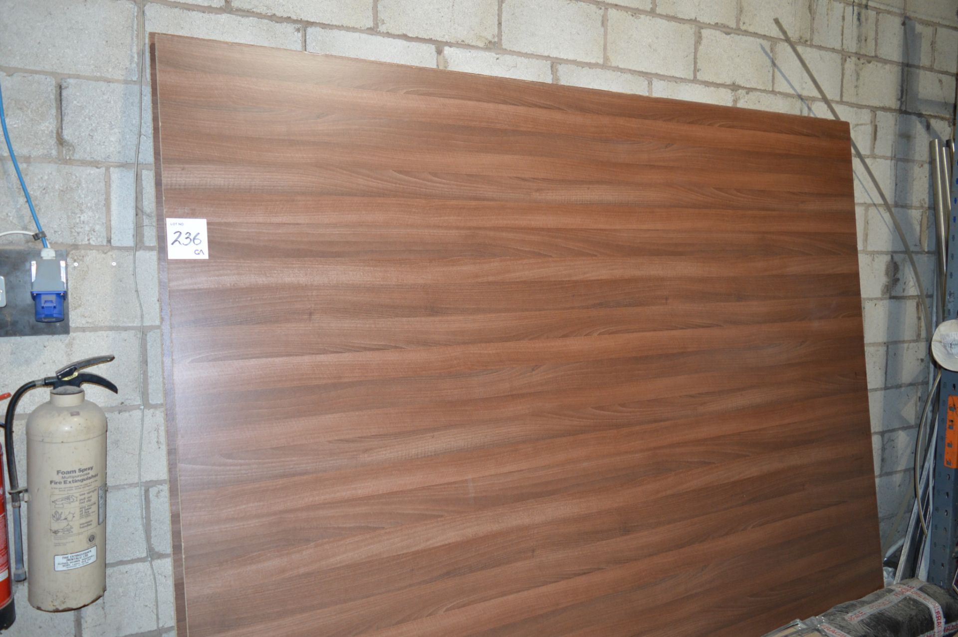 6 - sheets faced chipboard Double sided 2800 x 2500 x 15 mm Colour: Tobacco ** No VAT on hammer - Image 2 of 2