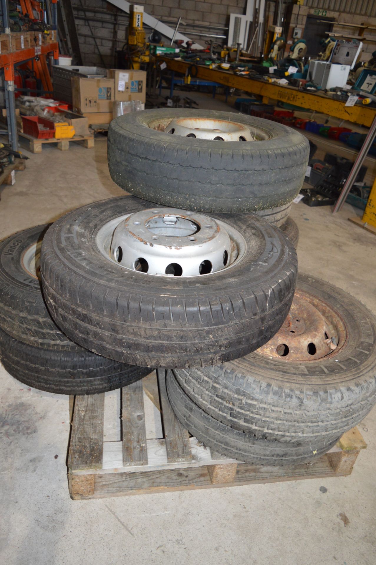 9 - various 16" commercial vehicle wheels and tyres ** No VAT on hammer price but VAT will be - Image 2 of 2