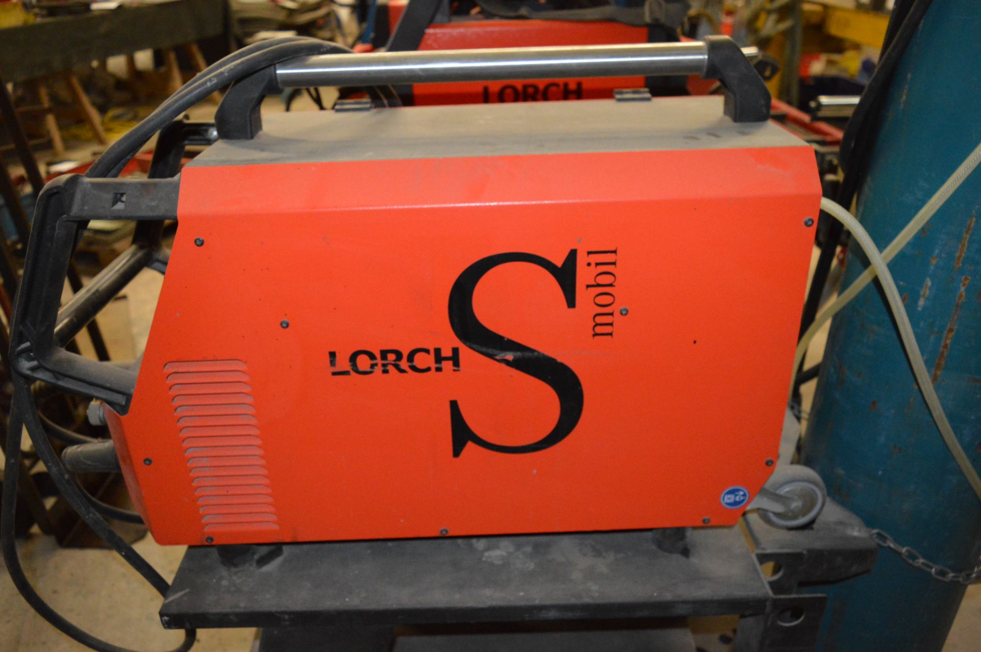 Lorch Saprom S3 400v 320 amp MIG welder c/w Lorch intelligent welding torch, earth lead, regulator