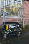 Pop up access platform Model: PUSH8ECO ** Batteries require attention ** ** No VAT on hammer price