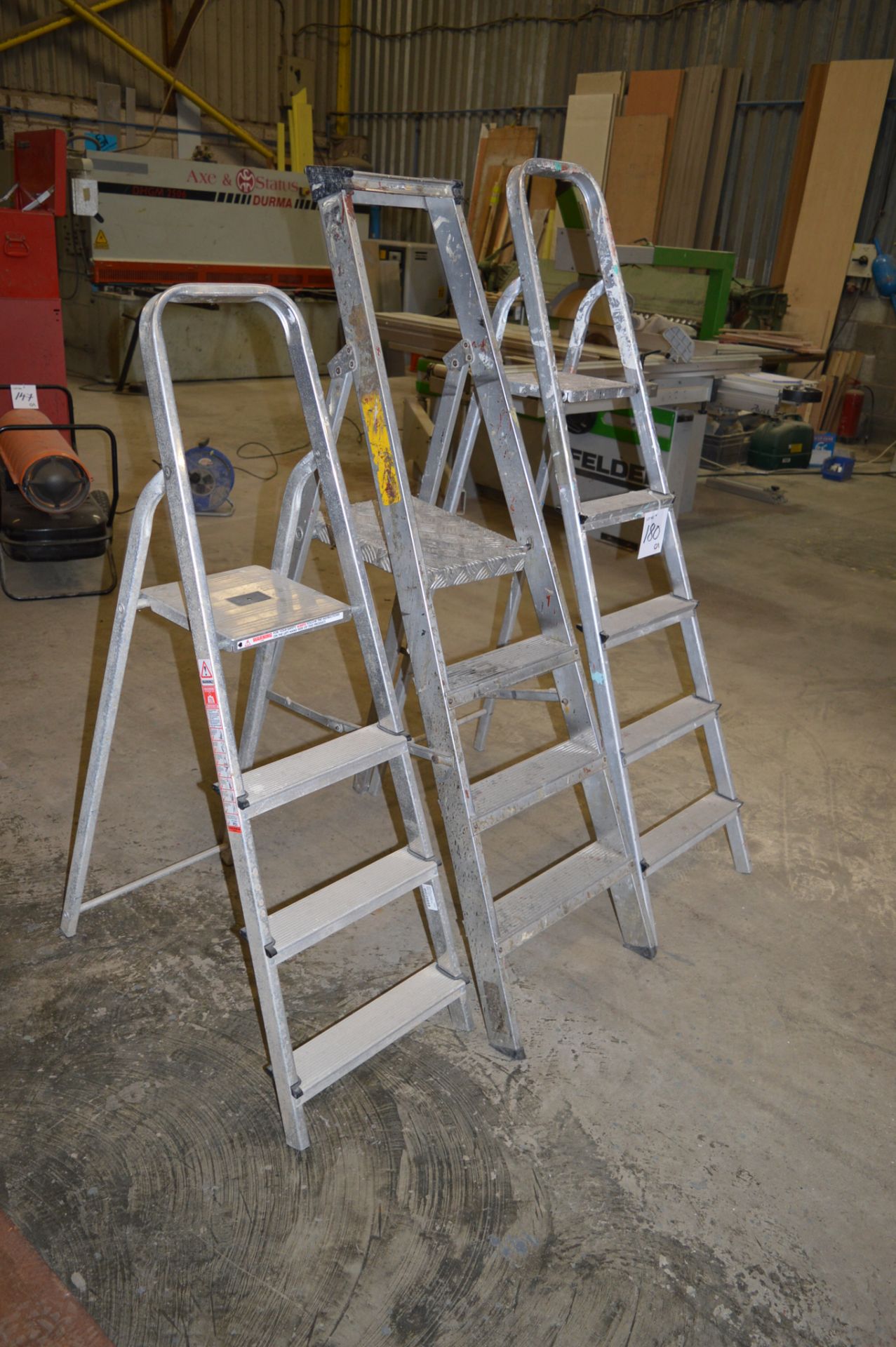 3 - alloy step ladders ** No VAT on hammer price but VAT will be charged on the buyer's premium ** - Image 2 of 2