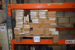 Quantity of door and drawer fronts Colour: Beech ** No VAT on hammer price but VAT will be charged