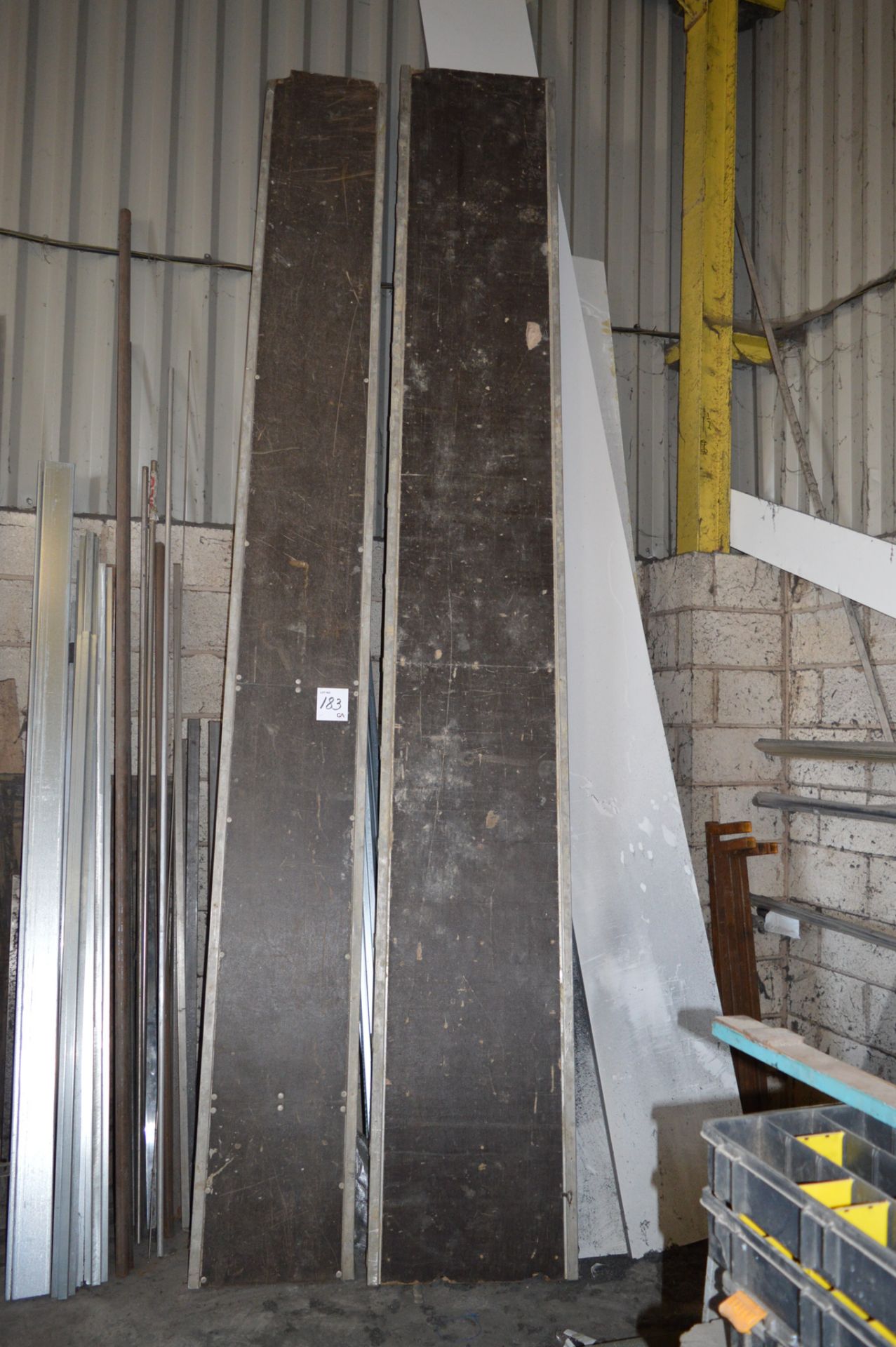 2 - alloy framed scaffold boards 1 - 4120 x 600 mm and 1 - 4120 x 455 mm ** No VAT on hammer price - Image 2 of 2