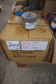 210 - Garryson 125 mm flap disks 40 grit - zirconium ** Packaged and unused ** ** No VAT on hammer