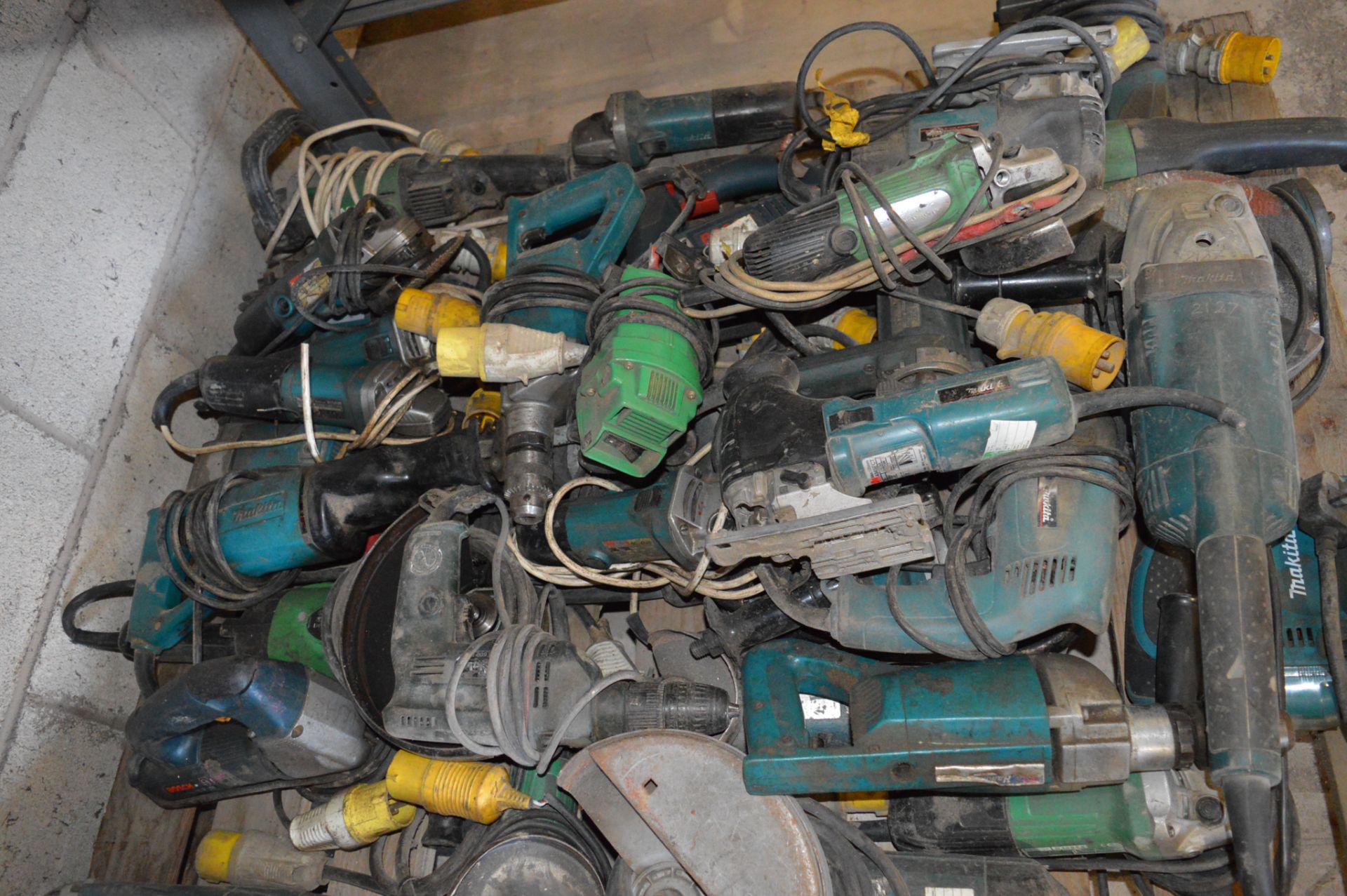 Quantity of 110v and 240v power tools ** Require attention ** ** No VAT on hammer price but VAT will - Image 2 of 2