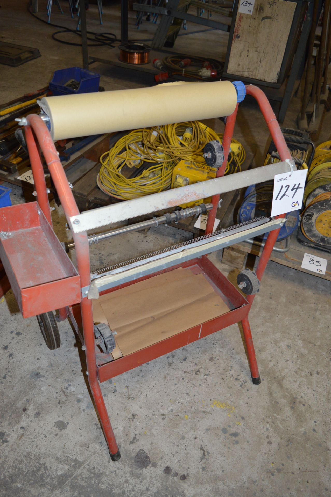 Sealey masking paper dispenser trolley 2 x 450mm ** No VAT on hammer price but VAT will be charged - Image 2 of 2