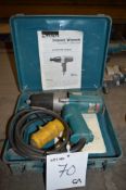 Makita 110v 1/2" impact wrench Model: 6905B c/w carry case ** No VAT on hammer price but VAT will be