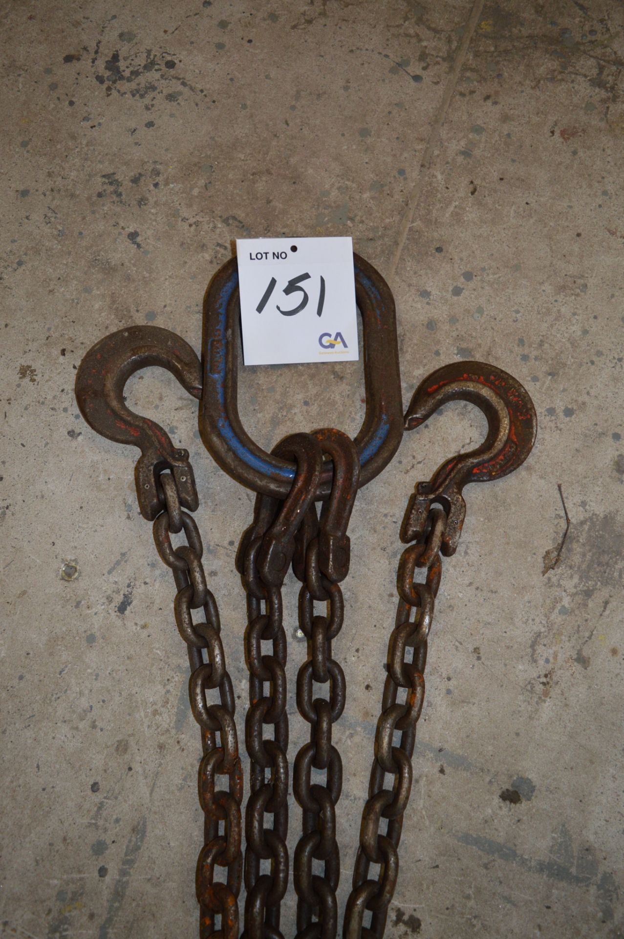 Kuplex 2 leg lifting chain ** No VAT on hammer price but VAT will be charged on the buyer's