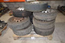 9 - various 16" commercial vehicle wheels and tyres ** No VAT on hammer price but VAT will be