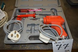 Pemco 240v soldering kit c/w carry case ** No VAT on hammer price but VAT will be charged on the