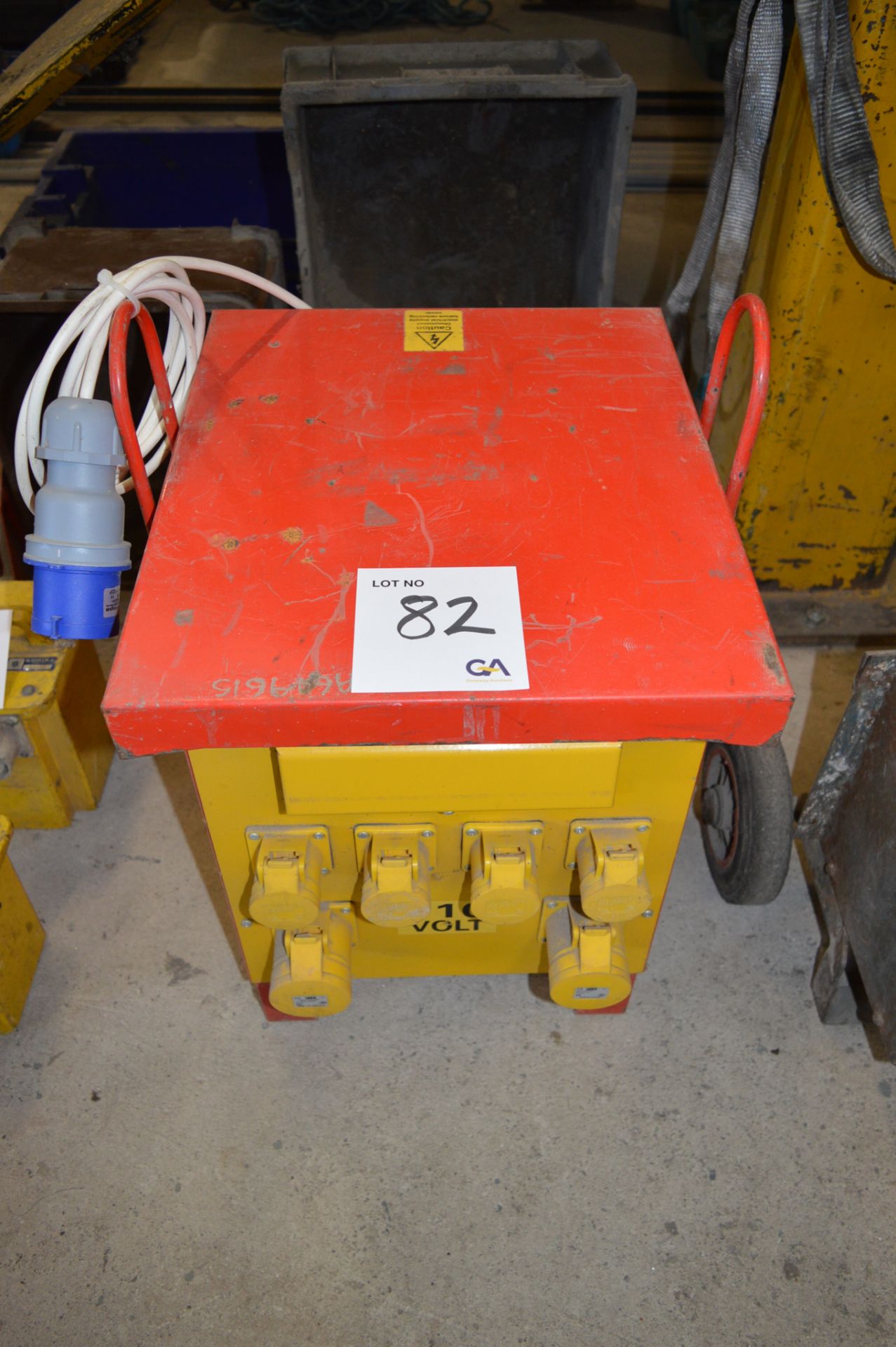 T.M.C. 10 kva site transformer Type: D24AN ** No VAT on hammer price but VAT will be charged on