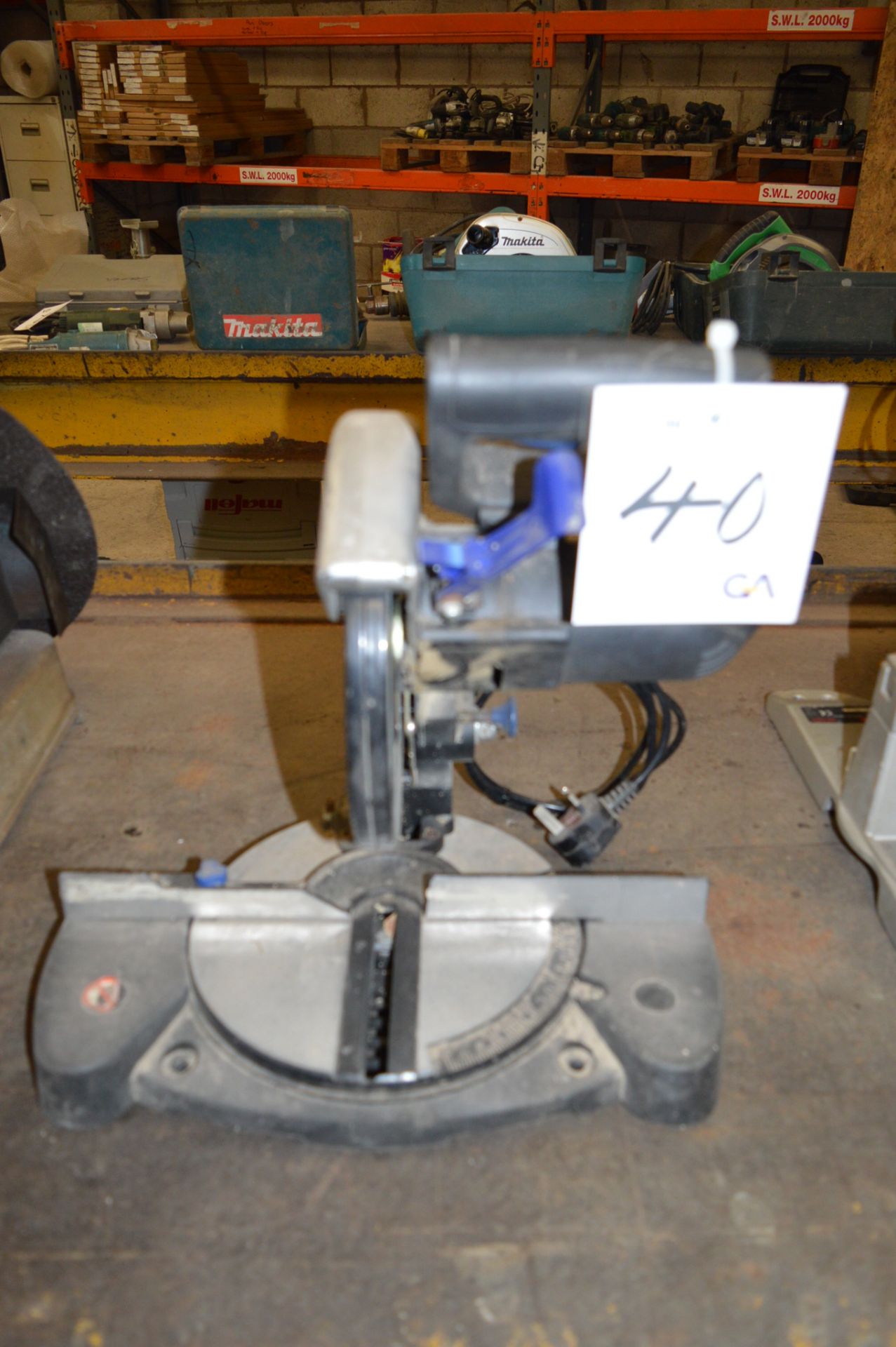 Nutool 240v mitre saw Model: NTWC190 ** No VAT on hammer price but VAT will be charged on the