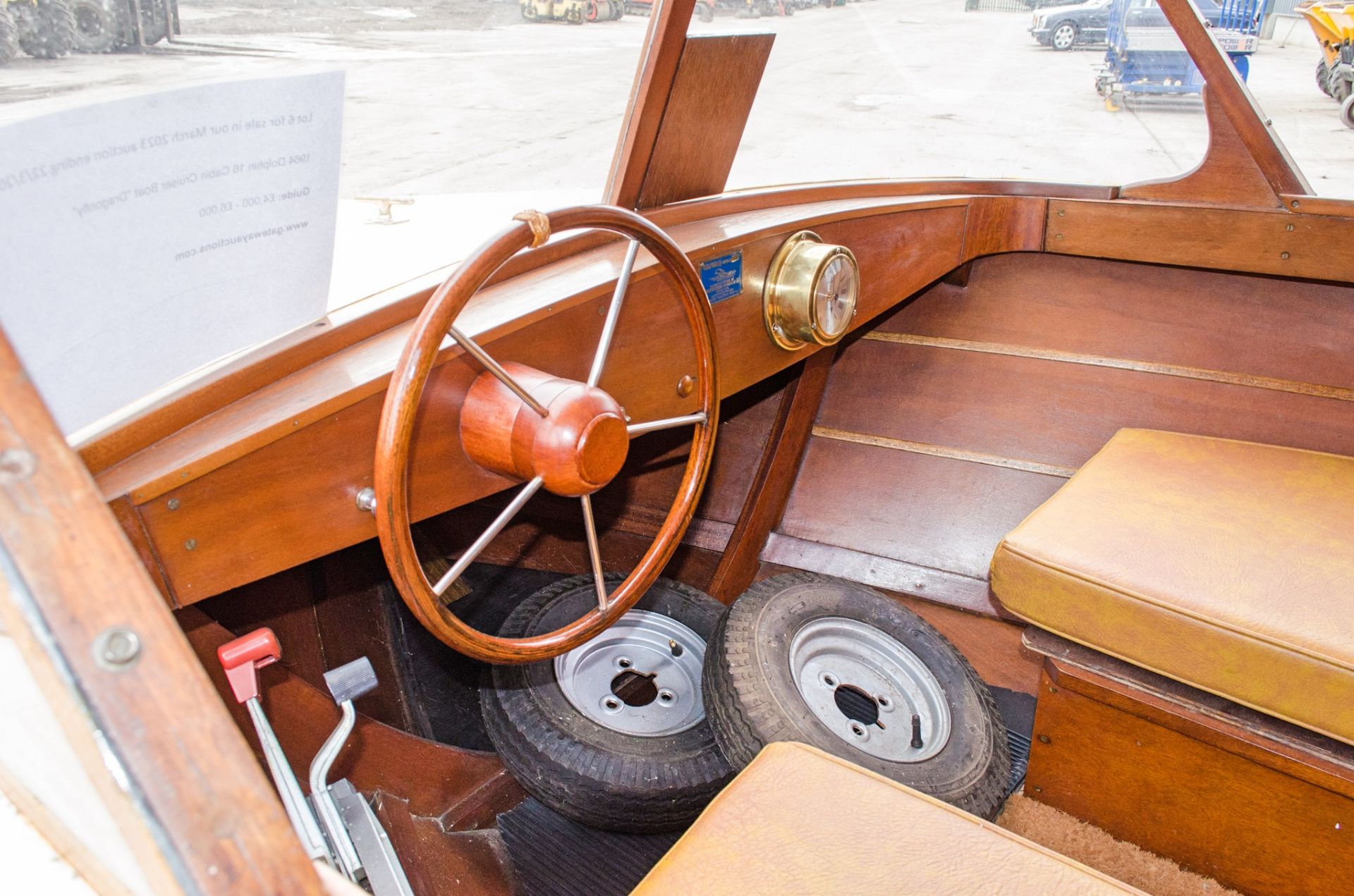 1964 Dolphin 16 Cabin Cruiser Boat "Dragonfly" - Image 24 of 31