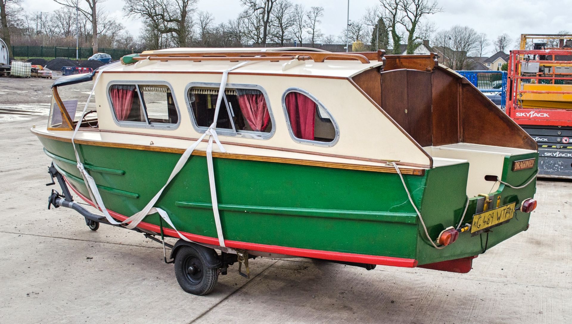 1964 Dolphin 16 Cabin Cruiser Boat "Dragonfly" - Image 8 of 31